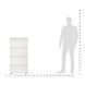 Книжный стеллаж с 4 уровнями и регулируемыми полками | LUMO 60-4F p-186-886 фото 9